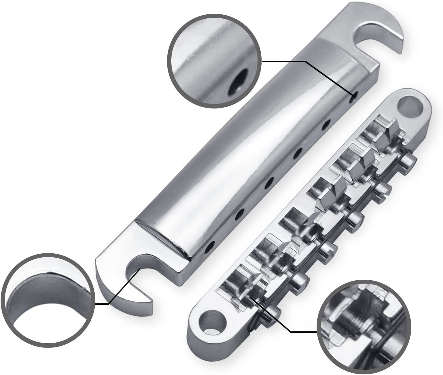 Chrome Tune-O-Matic Bridge 