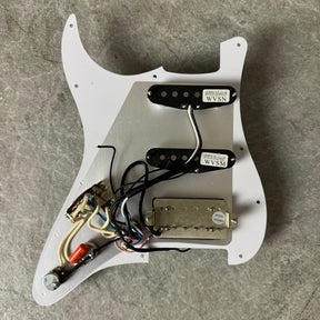 Wilkinson Prewired Stratocaster Loaded Pickguard HSS – White Dove