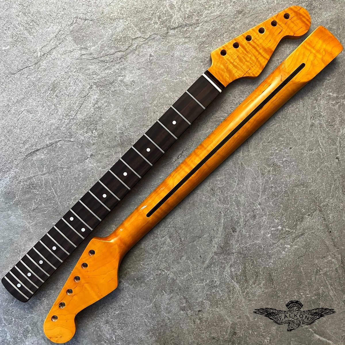 Flame Stratocaster Guitar Neck