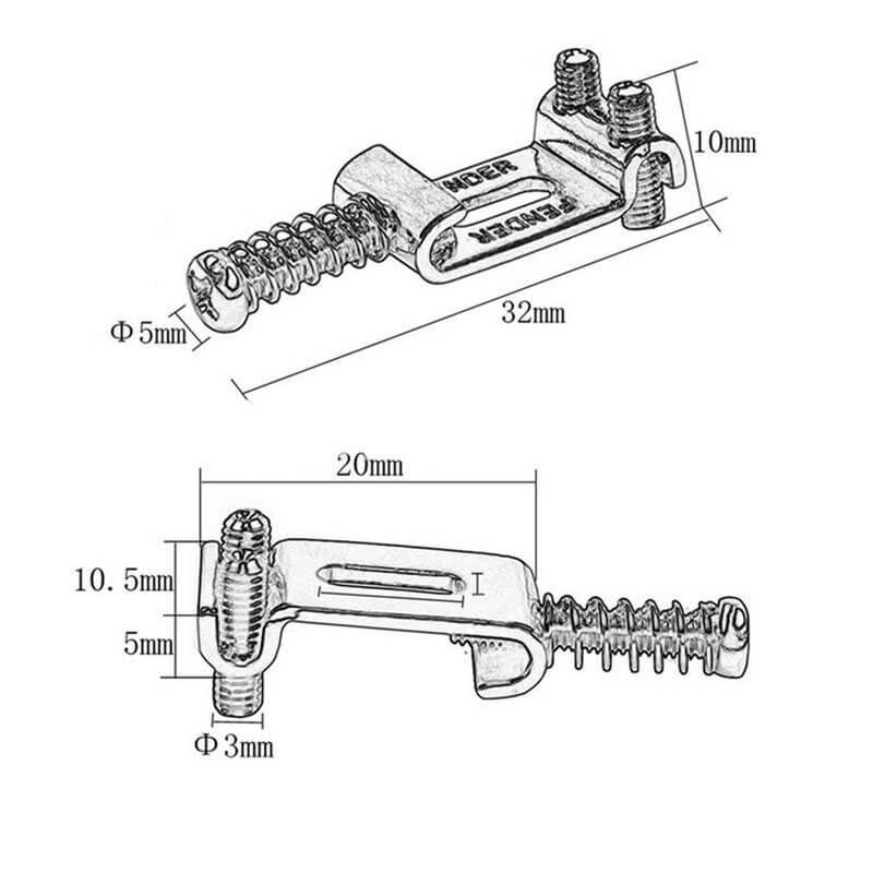 Fender Stratocaster Bridge Saddles 