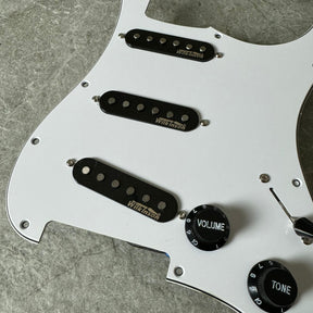 Wilkinson Prewired Strat Loaded Pickguard – SSS Dove