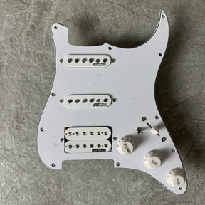 Wilkinson Prewired Stratocaster Loaded Pickguard HSS – White Dove