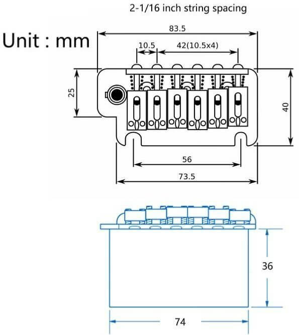 Wilkinson Tremolo Bridge