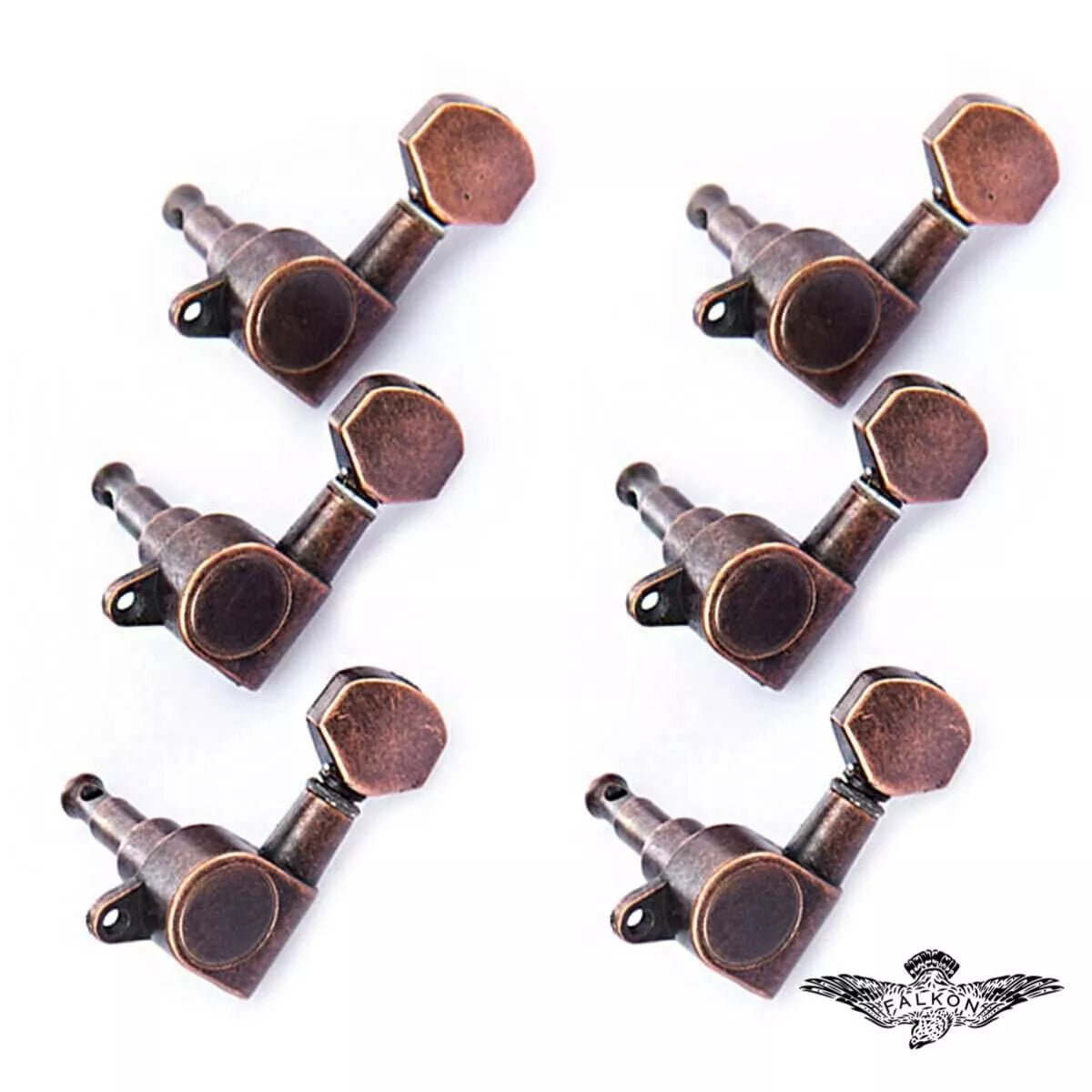 6 Inline Locking Tuners 