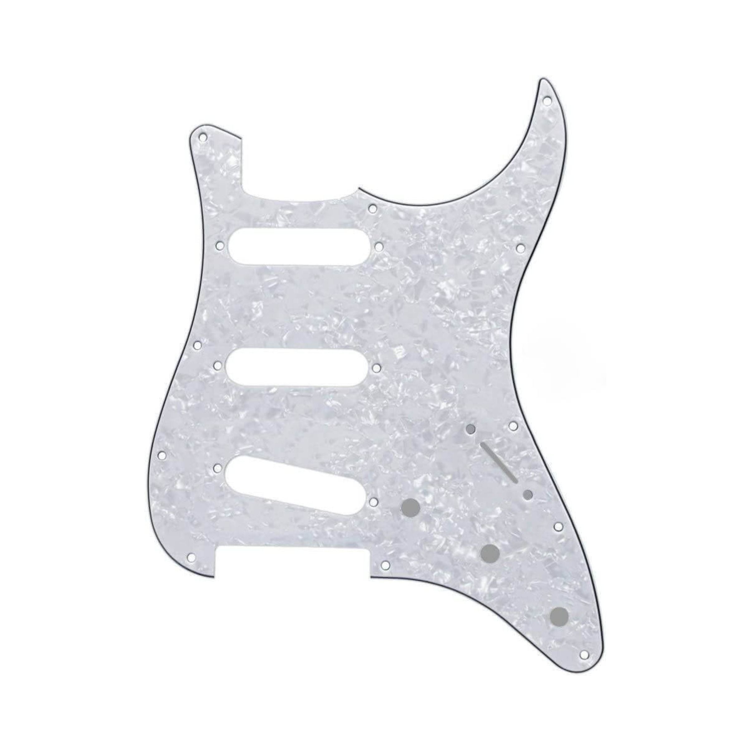 Pickguard för Fender Stratocaster "White wedding"