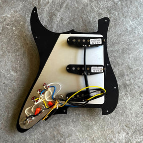 Black Stratocaster Pickguard