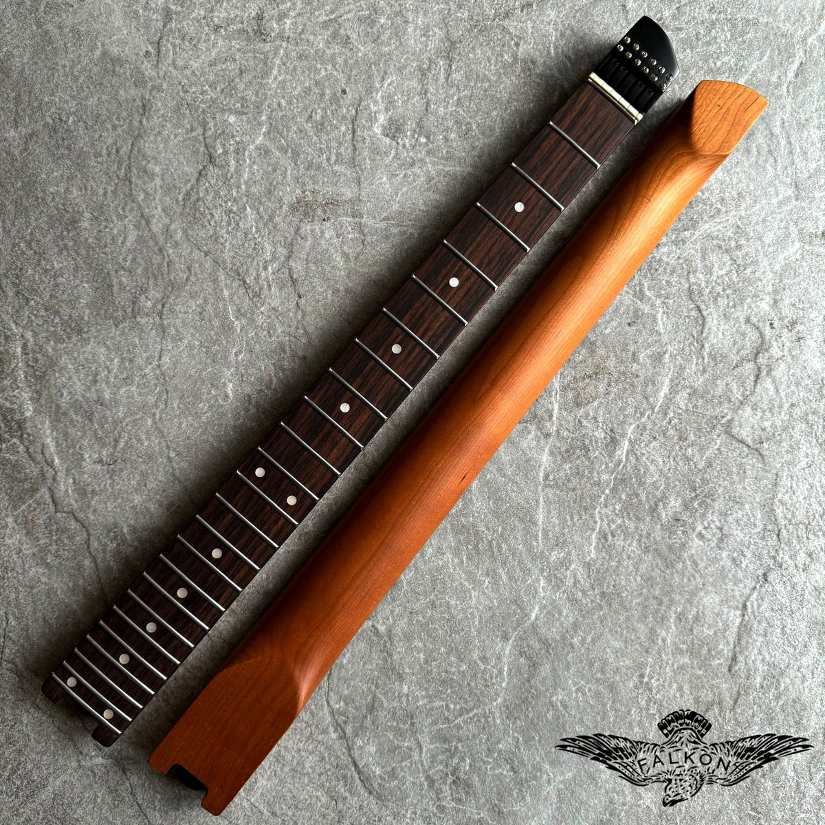 Roasted Guitar Neck with Artificial Rosewood Fretboard 24-Fret Headless