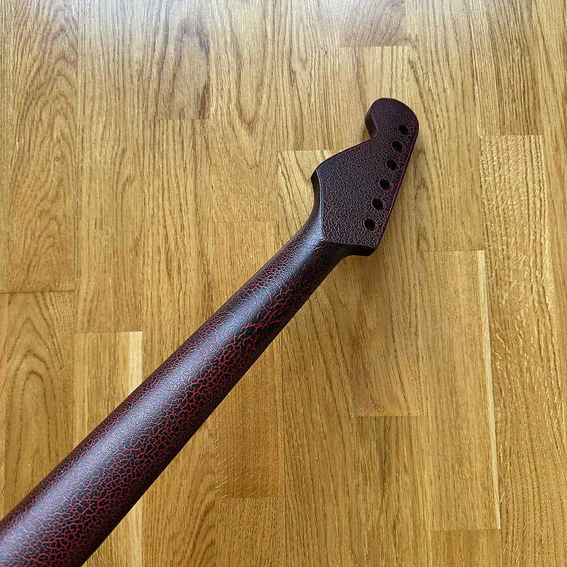 Custom Strat-Style Guitar Neck - Snake-Like Pattern, 22-Fret Rosewood