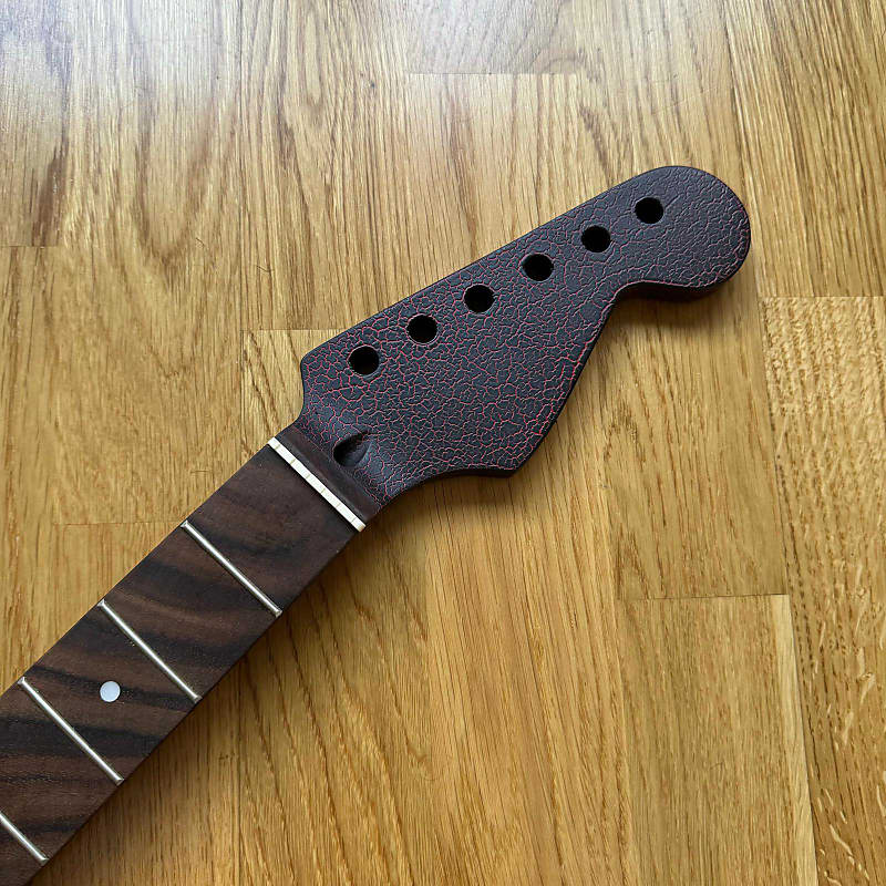 Custom Strat-Style Guitar Neck - Snake-Like Pattern, 22-Fret Rosewood