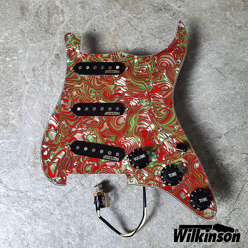 Wilkinson Prewired Strat Loaded Pickguard! Funky style