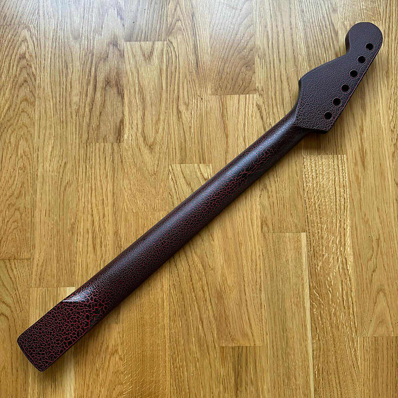 Custom Strat-Style Guitar Neck - Snake-Like Pattern, 22-Fret Rosewood