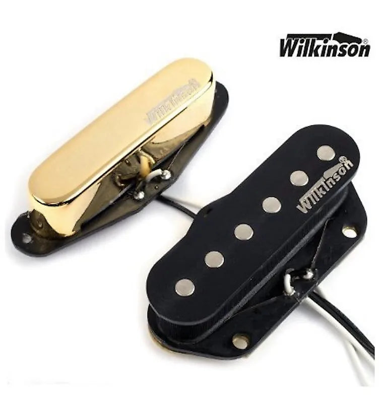 Wilkinson Tele kontrollplatta med Wilkinson 60-tals WVT Telecaster Pickups Set!