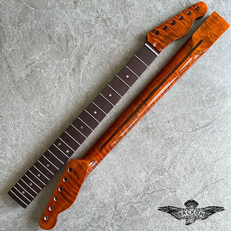 TIger Flame Guitar Neck