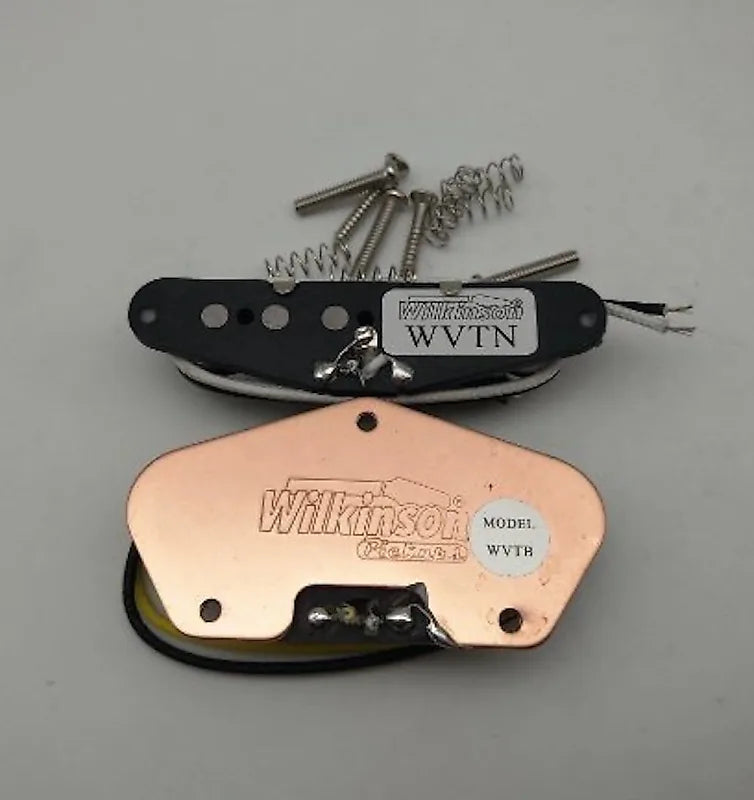 Wilkinson Tele kontrollplatta med Wilkinson 60-tals WVT Telecaster Pickups Set!