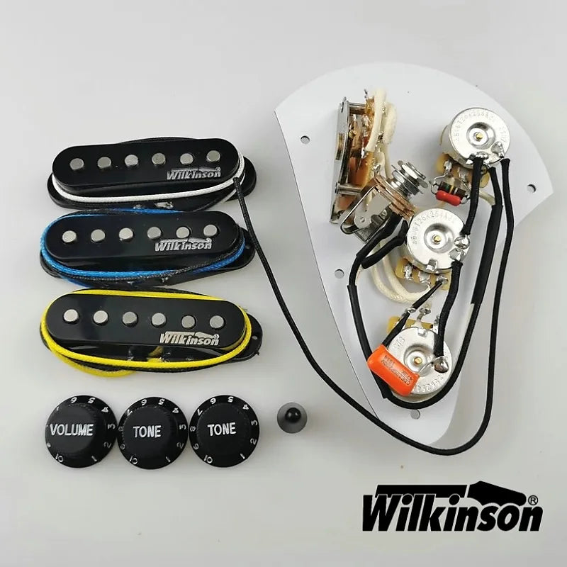 Wilkinson Stratocaster ledningsnät Treble bleed & WVS 60-tals pickuper