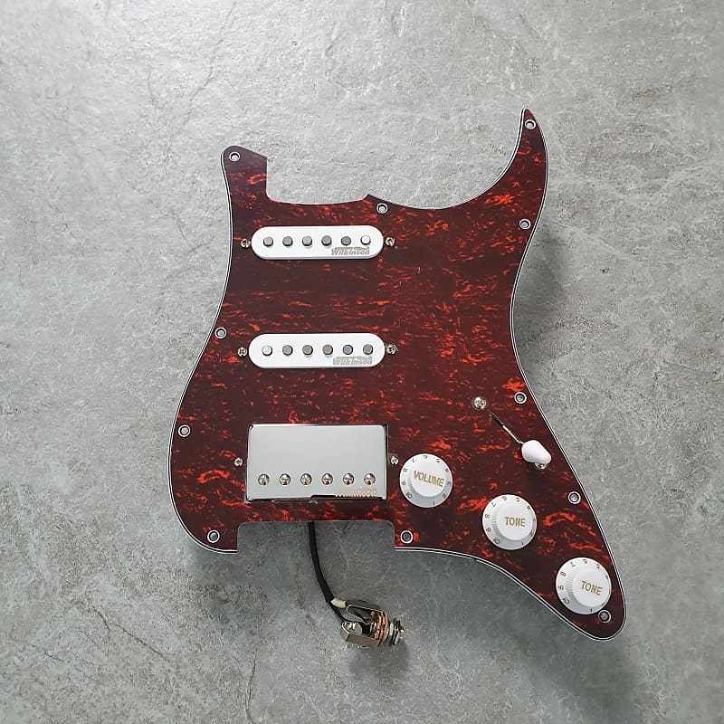 Wilkinson Prewired Stratocaster Loaded Pickguard SSH! Red Pearl