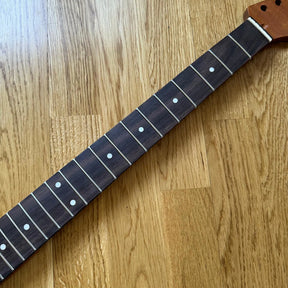 Strat Electric Guitar Neck - Tiger Flame Rosewood22 Fretboard (B-Stock) - Perfect for Upgrades and Custom Builds!