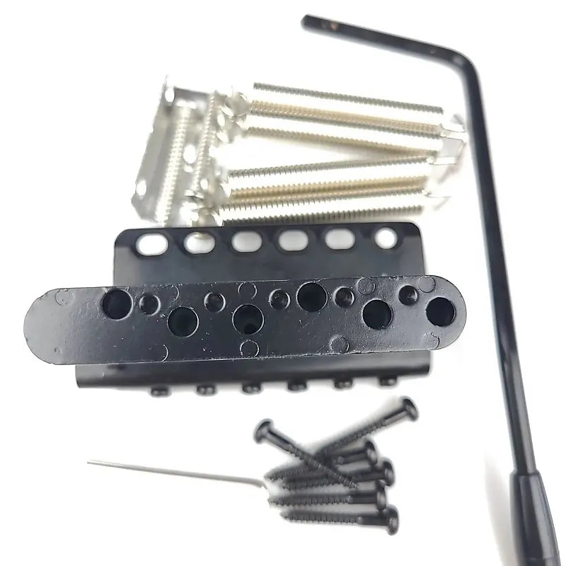 Wilkinson WV6 Tremolo Bridge med böjda stålsadlar för Stratocaster gitarr!