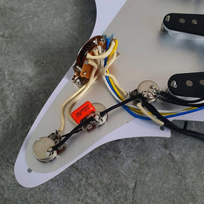 Wilkinson Prewired Strat Loaded Pickguard! Vit pärla