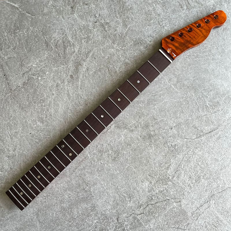 TIger Flame Guitar Neck