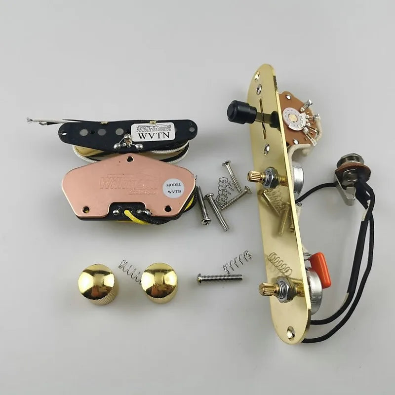 Wilkinson Tele kontrollplatta med Wilkinson 60-tals WVT Telecaster Pickups Set!