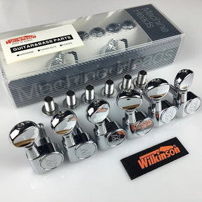 Wilkinson WJ05 6 Inline Tuners Machine Heads Mini Oval Tuner för Strat/Tele