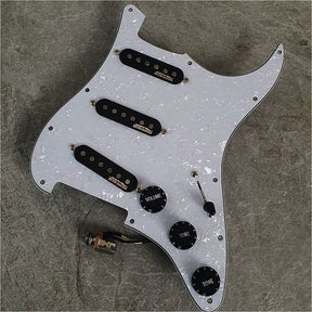 Wilkinson Prewired Strat Loaded Pickguard! Vit pärla