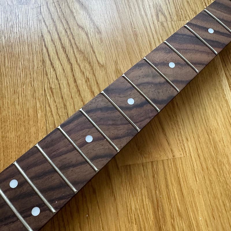 Custom Strat-Style Guitar Neck - Snake-Like Pattern, 22-Fret Rosewood