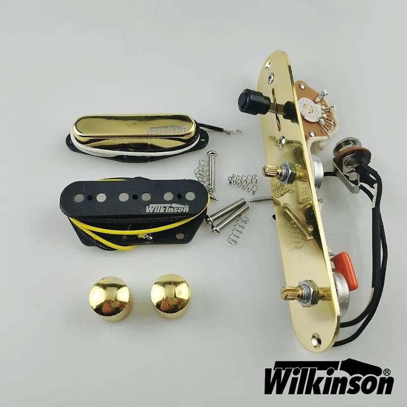 Wilkinson Tele kontrollplatta med Wilkinson 60-tals WVT Telecaster Pickups Set!